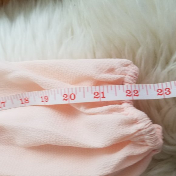 NEW Chealsea28 | Peachy pink wrap blouse Small - Picture 10 of 15